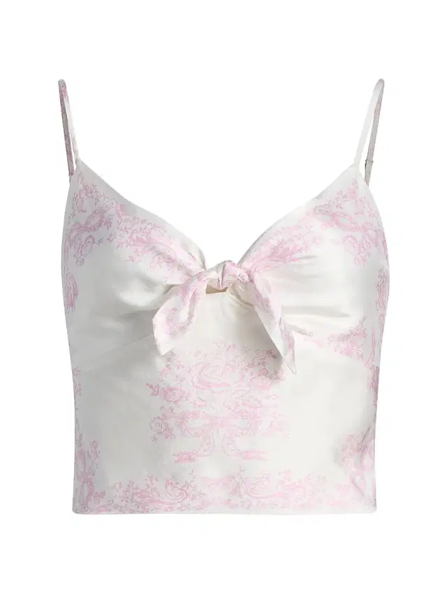 LoveShackFancy Women's Emeraine Printed Top - Heirloom