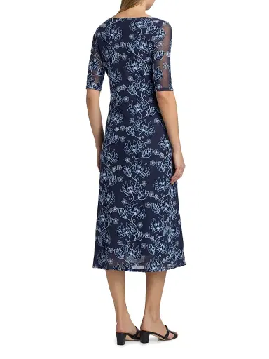 Johnny Was Women's Maya Mesh Midi-Dress | Thumbnail 5 Johnny Was Women's Maya Mesh Midi-Dress | Thumbnail 5