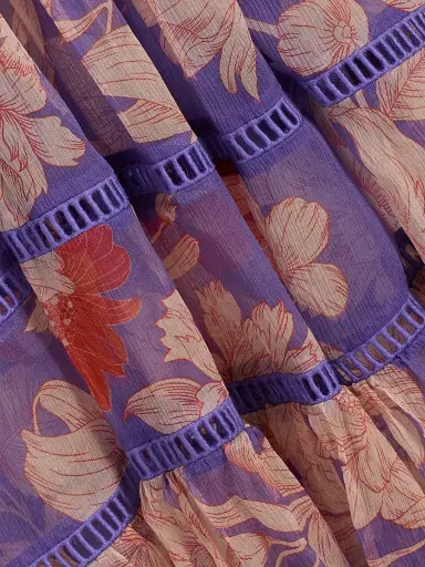 Johnny Was Women's Daphne Silk Minidres - Kiko - Size Large | Thumbnail 7