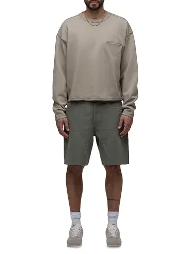Hudson Jeans Men's French Terry Crewneck Sweatshirt | Thumbnail 2 Hudson Jeans Men's French Terry Crewneck Sweatshirt | Thumbnail 2