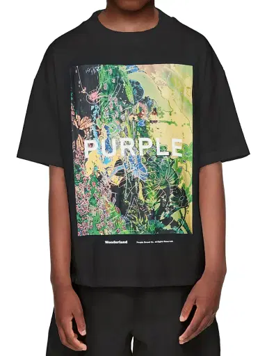 Purple Brand Little Boy's & Boy's Logo Graphic T-Shirt - Black - Size 10 | Thumbnail 1 Purple Brand Little Boy's & Boy's Logo Graphic T-Shirt - Black - Size 10 | Thumbnail 1