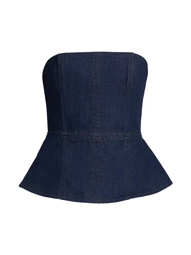 Women's Isabella Denim Strapless Top - Midnight Rinse