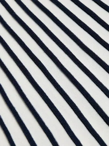 Milly Women's Jolie Pleated Ombré Rib-Knit Midi-Dress - Navy White - Size XL | Thumbnail 7 Milly Women's Jolie Pleated Ombré Rib-Knit Midi-Dress - Navy White - Size XL | Thumbnail 7