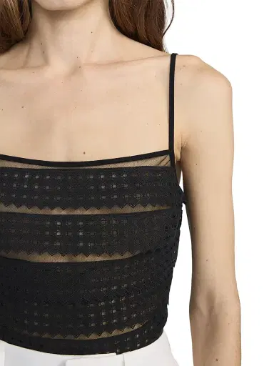 Frame Women's The Lattice Crochet Camisole | Thumbnail 6 Frame Women's The Lattice Crochet Camisole | Thumbnail 6