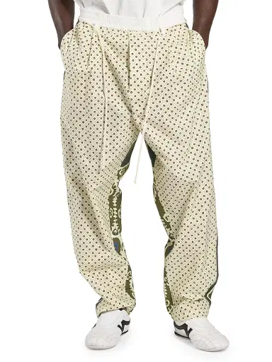 MORDECAI Men's Mixed Bandana-Print Cotton Pajama Pants - Blue Bandana - Size XS | Thumbnail 1 MORDECAI Men's Mixed Bandana-Print Cotton Pajama Pants - Blue Bandana - Size XS | Thumbnail 1