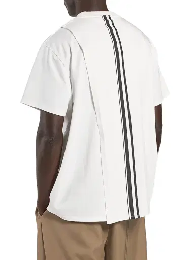 MORDECAI Men's Double Layer Cotton T-Shirt - White - Size XL | Thumbnail 3