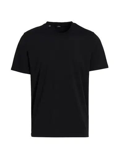 Saks Fifth Avenue Men's Foundation Cotton T-Shirt - Black - Size XXL | Thumbnail 1 Saks Fifth Avenue Men's Foundation Cotton T-Shirt - Black - Size XXL | Thumbnail 1