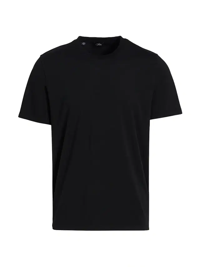 Men's Foundation Cotton T-Shirt - Black - Size XXL