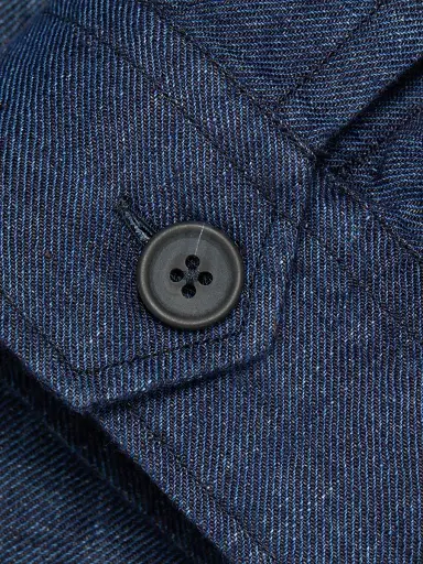 Saks Fifth Avenue Men's Linen Patch Pocket Overshirt - Navy - Size XXL | Thumbnail 7 Saks Fifth Avenue Men's Linen Patch Pocket Overshirt - Navy - Size XXL | Thumbnail 7