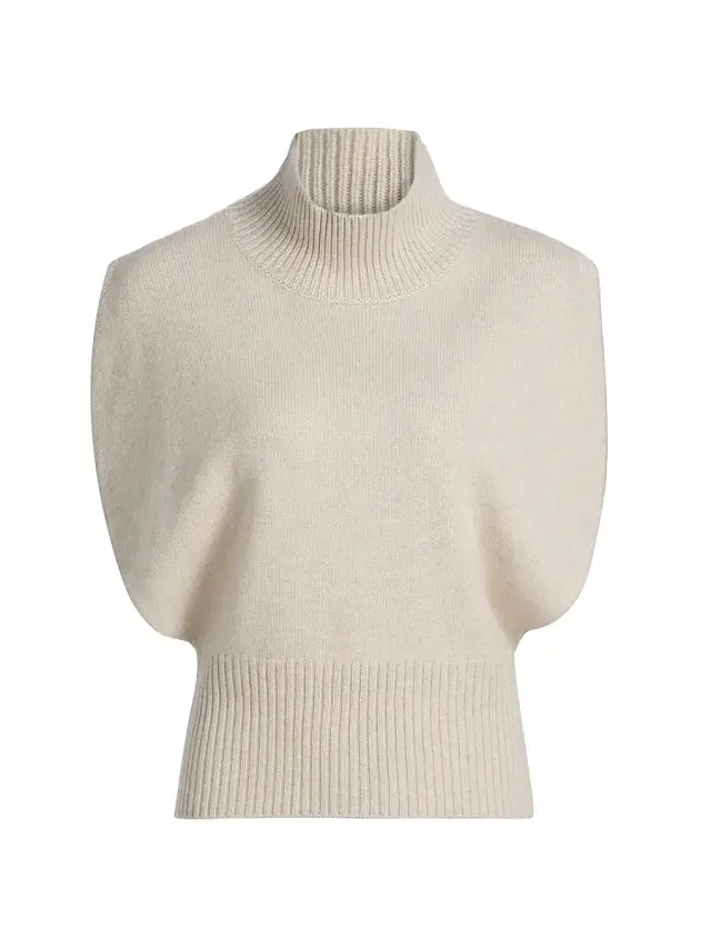 Women's Zaya Cashmere Sleeveless Dolman Sweater - Oyster