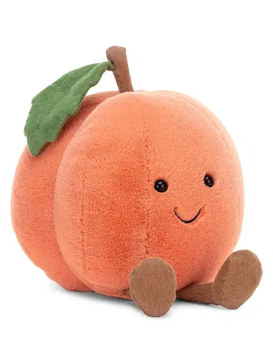Jellycat Amuseable Peach Plush Toy - Peach | Thumbnail 1
