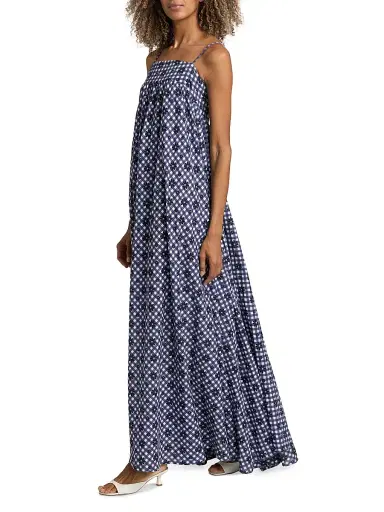 EYWASOULS MALIBU Women's Stacey Printed Cotton A-Line Maxi Dress | Thumbnail 4 EYWASOULS MALIBU Women's Stacey Printed Cotton A-Line Maxi Dress | Thumbnail 4