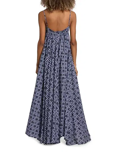 EYWASOULS MALIBU Women's Stacey Printed Cotton A-Line Maxi Dress | Thumbnail 5 EYWASOULS MALIBU Women's Stacey Printed Cotton A-Line Maxi Dress | Thumbnail 5