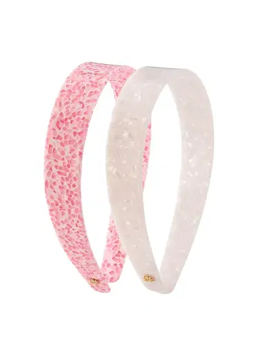 Lele Sadoughi Women's Palm Beach Emma 2-Piece Terrazzo Headband Set | Thumbnail 1