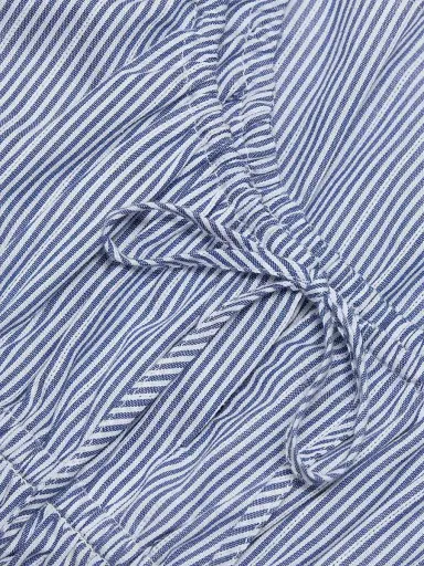 Ciao Lucia Women's Gigi Smocked Striped Cotton Sleeveless Top - Stripe - Size XS | Thumbnail 7