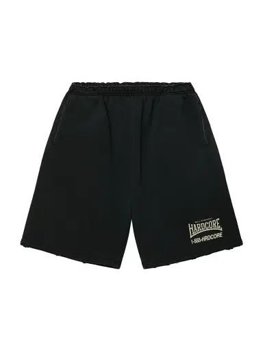 Willy Chavarria Men's Hardcore Buffalo Cotton Sweatshorts | Thumbnail 1 Willy Chavarria Men's Hardcore Buffalo Cotton Sweatshorts | Thumbnail 1