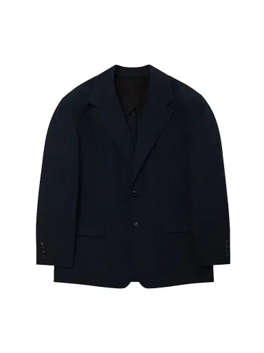 Willy Chavarria Men's Chuco Pinstriped Notch Lapel Blazer | Thumbnail 1