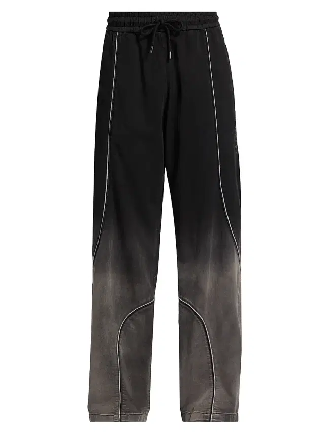 Men's Offline Cotton Relaxed Track Pants - Black