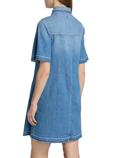 Kobi Halperin Women's Alice Stretch-Denim Button-Down Minidress | Thumbnail 5 Kobi Halperin Women's Alice Stretch-Denim Button-Down Minidress | Thumbnail 5