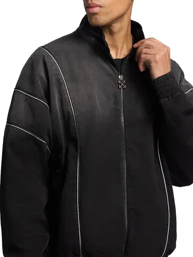 Off-White Men's Offline Cotton Track Jacket - Black - Size XXL | Thumbnail 6 Off-White Men's Offline Cotton Track Jacket - Black - Size XXL | Thumbnail 6
