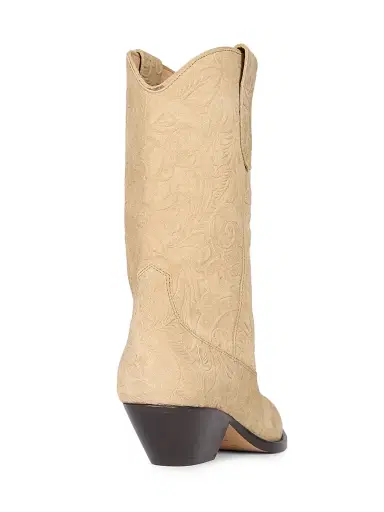 Isabel Marant Women's Duerto 40MM Suede Cowbody Boots - Desert | Thumbnail 3