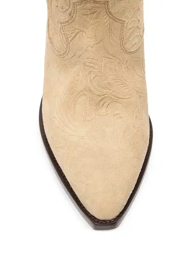 Isabel Marant Women's Duerto 40MM Suede Cowbody Boots - Desert | Thumbnail 4