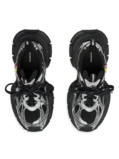 Balenciaga Men's 3XL Sneakers with Charms - Black Silver - Size 12 | Thumbnail 3 Balenciaga Men's 3XL Sneakers with Charms - Black Silver - Size 12 | Thumbnail 3