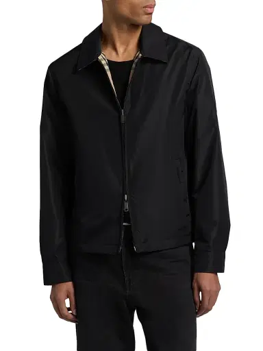 Burberry Men's Bloomsbury Reversible Jacket - Black - Size 44 | Thumbnail 3 Burberry Men's Bloomsbury Reversible Jacket - Black - Size 44 | Thumbnail 3