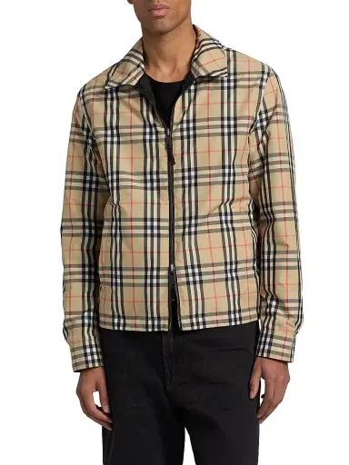 Burberry Men's Bloomsbury Reversible Jacket - Black - Size 44 | Thumbnail 6 Burberry Men's Bloomsbury Reversible Jacket - Black - Size 44 | Thumbnail 6