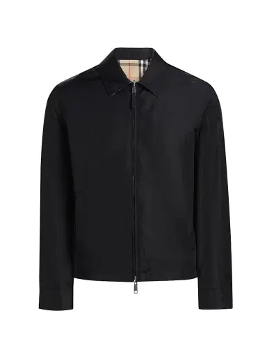Burberry Men's Bloomsbury Reversible Jacket - Black - Size 44 | Thumbnail 1 Burberry Men's Bloomsbury Reversible Jacket - Black - Size 44 | Thumbnail 1