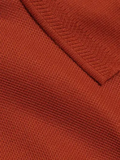 Burberry Men's Eddie EKD Cotton Polo Shirt - Fire Orange | Thumbnail 7 Burberry Men's Eddie EKD Cotton Polo Shirt - Fire Orange | Thumbnail 7