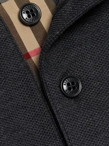 Burberry Men's Eddie EKD Cotton Polo Shirt - Charcoal Melange - Size XL | Thumbnail 7 Burberry Men's Eddie EKD Cotton Polo Shirt - Charcoal Melange - Size XL | Thumbnail 7