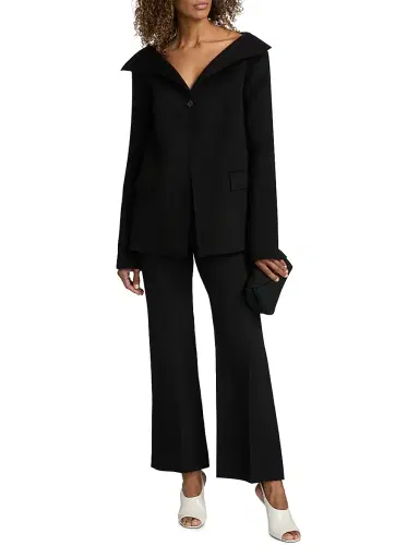 TOTEME Women's Kick Flare Trousers | Thumbnail 2 TOTEME Women's Kick Flare Trousers | Thumbnail 2