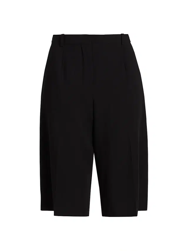 Toteme Women's Wide Fluid Shorts - Black