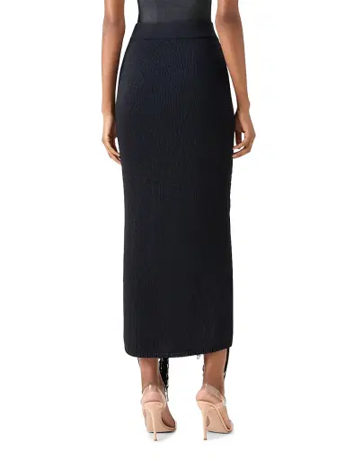 Akris Women's Draped Fringed Silk Midi-Skirt | Thumbnail 5 Akris Women's Draped Fringed Silk Midi-Skirt | Thumbnail 5