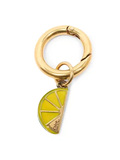 Chloé Women's Lemon Slice Bag Charm - Gold Color | Thumbnail 1 Chloé Women's Lemon Slice Bag Charm - Gold Color | Thumbnail 1