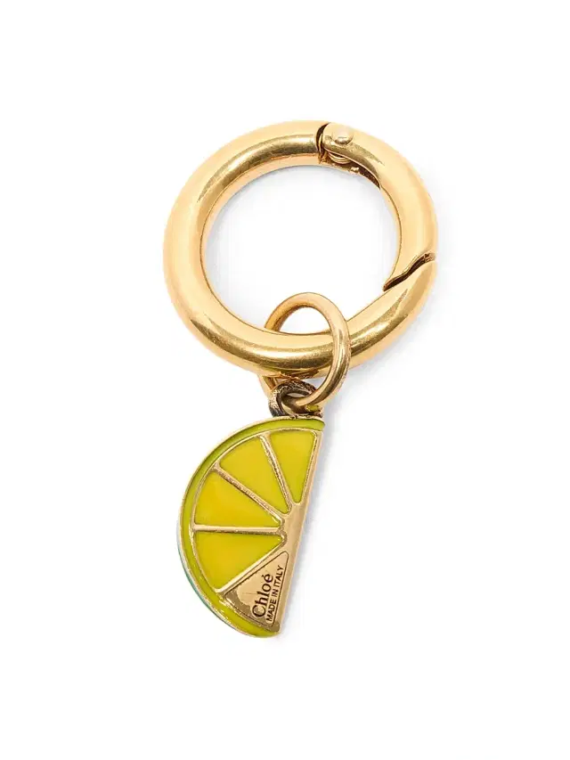 Chloé Women's Lemon Slice Bag Charm - Gold Color