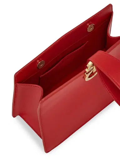 Ferragamo Women's Double Gancio Leather Wristlet Clutch | Thumbnail 2 Ferragamo Women's Double Gancio Leather Wristlet Clutch | Thumbnail 2
