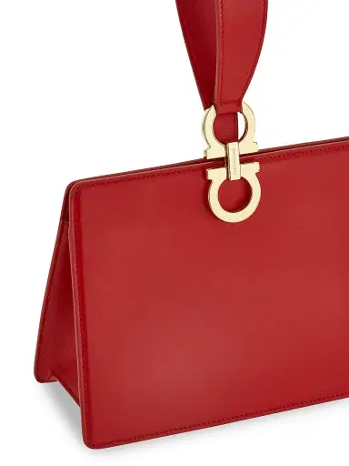 Ferragamo Women's Double Gancio Leather Wristlet Clutch | Thumbnail 5 Ferragamo Women's Double Gancio Leather Wristlet Clutch | Thumbnail 5