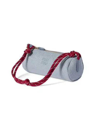 Miu Miu Women's Gabardine Pouch - Yellow | Thumbnail 2 Miu Miu Women's Gabardine Pouch - Yellow | Thumbnail 2