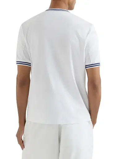 Brunello Cucinelli Men's Cotton Jersey Crew-Neck T Shirt with Logo - White - Size XS | Thumbnail 3 Brunello Cucinelli Men's Cotton Jersey Crew-Neck T Shirt with Logo - White - Size XS | Thumbnail 3