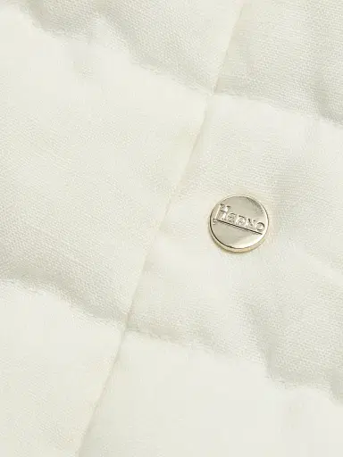 HERNO Women's New Lined Quilted Short Jacket - White - Size 10 | Thumbnail 7