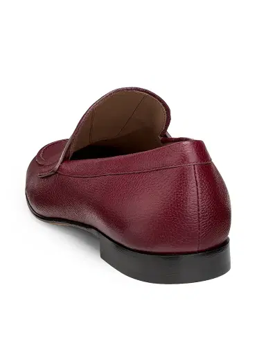 Gianvito Rossi Men's Full-Grain Leather Penny Loafers - Bordeaux | Thumbnail 3 Gianvito Rossi Men's Full-Grain Leather Penny Loafers - Bordeaux | Thumbnail 3