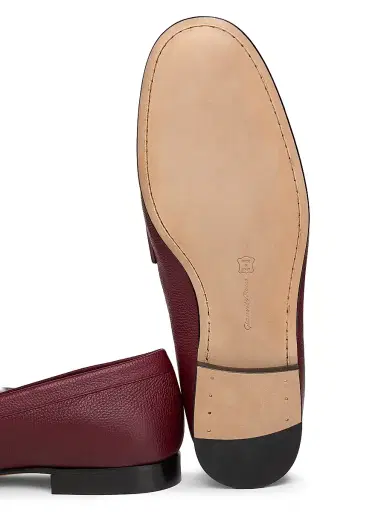 Gianvito Rossi Men's Full-Grain Leather Penny Loafers - Bordeaux | Thumbnail 6 Gianvito Rossi Men's Full-Grain Leather Penny Loafers - Bordeaux | Thumbnail 6