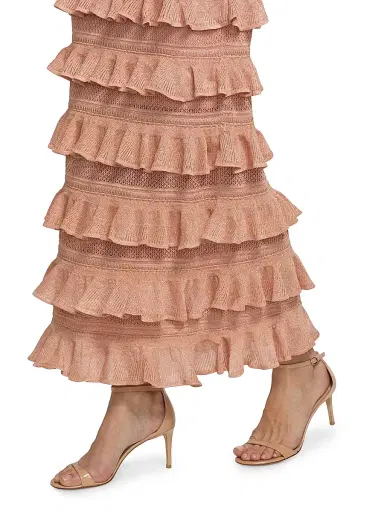 Zimmermann Women's Luna Lace Frill Midi-Dress | Thumbnail 6 Zimmermann Women's Luna Lace Frill Midi-Dress | Thumbnail 6
