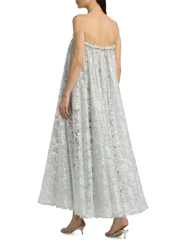 Zimmermann Women's Carousel Metallic Twist Gown - Silver | Thumbnail 5 Zimmermann Women's Carousel Metallic Twist Gown - Silver | Thumbnail 5