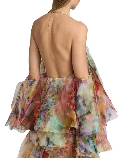 Zimmermann Women's Luna Fanned Camisole - Spliced Floral | Thumbnail 5 Zimmermann Women's Luna Fanned Camisole - Spliced Floral | Thumbnail 5