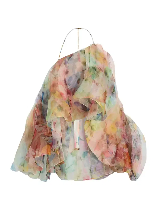 Zimmermann Women's Luna Fanned Camisole - Spliced Floral