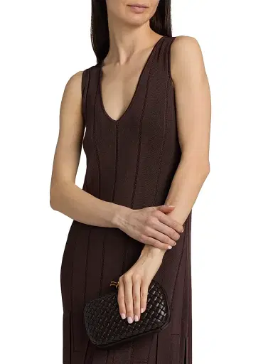Zimmermann Women's Luna Fringe Midi-Dress - Chocolate | Thumbnail 6 Zimmermann Women's Luna Fringe Midi-Dress - Chocolate | Thumbnail 6