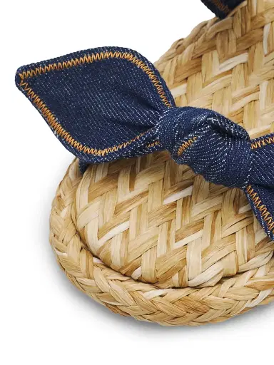 Zimmermann Women's Carousel Denim Slip-On Sandals - Denim | Thumbnail 5